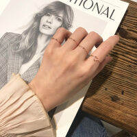 BAC 4 PCS Love เย็นลม Index Finger แหวนไฟ Luxury แหวนหาง4 In One