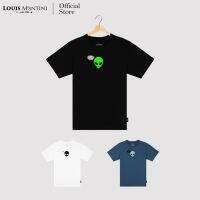 COD  Louis Montini เสื้อยืด Unisex T-Shirt ผ้าคอตตอน 100 Super soft (UFOs) LMTM05