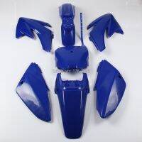 “：{}” Blue Plastic Covers Fairing Kits CRF70 Dirt Pit Bike Procket Bike Xmotos Baja DR50 49 50Cc 70 90 110 Kayo HK 160