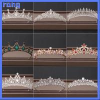 RANG คริสตัลคริสตัลคริสตัล อุปกรณ์เครื่องประดับเจ้าสาว Rhinestone Tiara กิ๊บติดผมไข่มุก หวีผมหวี Barrettes แต่งงาน มงกุฎคาดศีรษะ คลิปผมเจ้าสาว