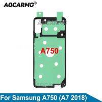 Aocarmo ชิ้นส่วนใช้แทนกาวสติกเกอร์แบตเตอรี่กาวฝาหลังสำหรับ Galaxy A7 2018 SM-A750