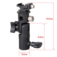 Universal Metal Flash Light Bracket Stand Speedlite Umbrella Holder adapter with 14" 38" Screw Mount Hot Shoe