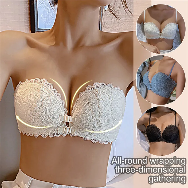 Sexy Bra And Underwear Without Steel Rings Gather And Wrap Up The