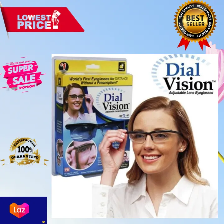 Adjustable Dial Reading Glasses Focus For Reading Distance Vision