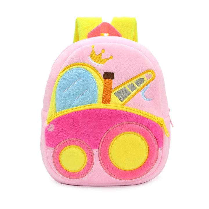 cute-children-school-bags-3d-cartoon-trucks-cars-plush-kids-backpack-kindergarten-boys-girls-schoolbags-mini-small-backpack
