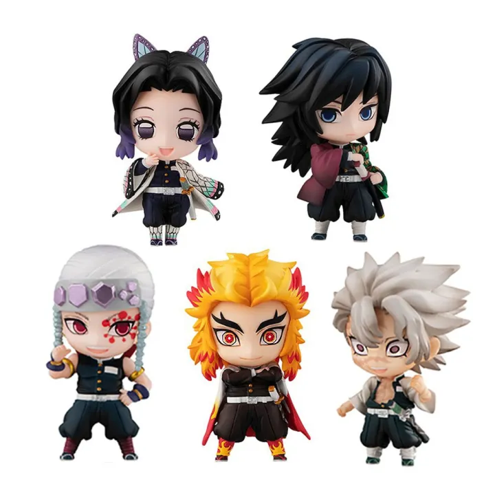 Demon Slayer Set Tanjirou & 9 Hashira (the nine strongest) Giyu Kyojuro ...