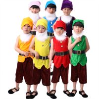 Seven Dwarfs Costume For Children Christmas Costumes For Kids Halloween Carnival Cosplay Clothing Christmas Performance