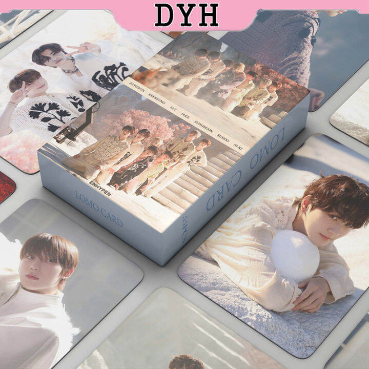 DYH 55pcs ENHYPEN Photocards Sacrifice LOMO Card KPOP Album Postcard  Collection Card