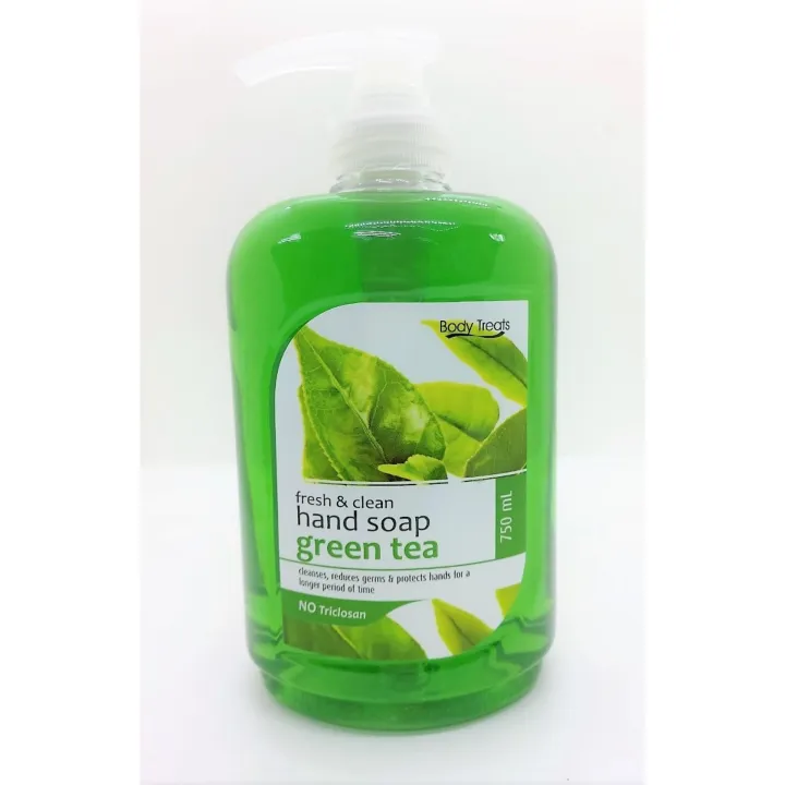 BODY TREATS Green Tea Hand Soap 750ml Lazada PH