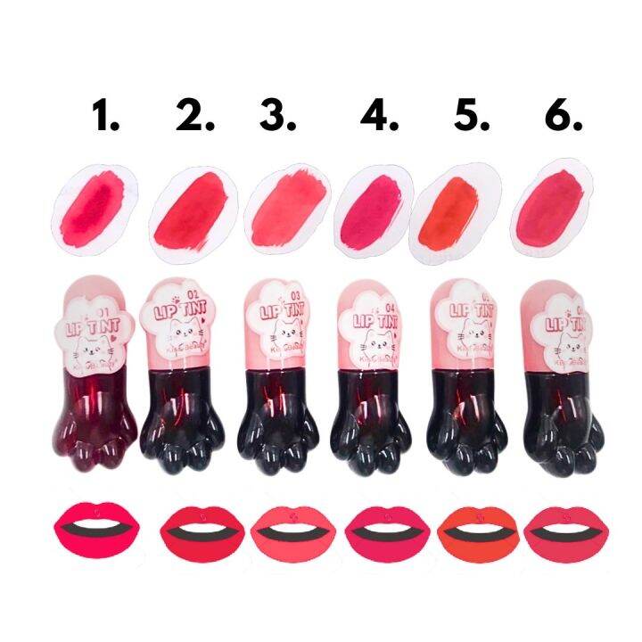 kiss-beauty-lip-amp-cheek-ลิปทิน-ที่มีถึง-6เชทสี-6สไตล์-ทาลิมฝีปาก-เพิ่มความสวย-เพิ่มความแซ่บ-ให้ปากดูสวย-เงางาม-มันวาว