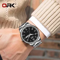 [OPK New Watches for Men with Box on Sale Relo Water proof Original Fashion Casual Stainless Steel Quartz Watch Calendar Luminous Display,OPK New Watches for Men with Box on Sale Relo Water proof Original g Shock Fashion Casual Stainless Steel Quartz Watch Calendar Luminous Display,]