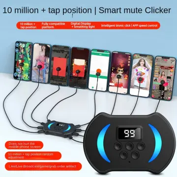 Mobile Phone Screen Auto-clicker Mute Connection Device Physical Simulation