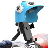 Helmet-shaped Sun Visor Touch Screen Bicycle Bags Mtb Cycling Bike Head Tube Bag Bicycle Handlebar Cell Phone Bag Case Holder