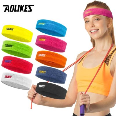 1PCS High Quality Cotton Sweat Headband For Men Sweatband women Yoga Hair Bands Head Sweat Bands Sports Safety