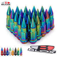 20 ชิ้น/เซ็ต Blox Racing Jdm สไตล์ 50 มม. อลูมิเนียมขยายจูนเนอร์ Lug Nuts พร้อม Spike สำหรับล้อ M12X1.25 / M12X1.5 BLOX750DJT-Shop5798325