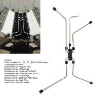 ชุดสตีมครอสโอเวอร์สีดำอลูมิเนียม CNC ชุบไฟฟ้าชุดครอสโอเวอร์สำหรับ LS1 LS2 LS3 LS6 LS7เครื่องยนต์ LSX