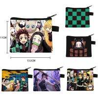 Dompet Cosplay Anime DEVIL Slayer Dompet Kimetsu No Yeyang Tanjiro Kamido Nevuko Dompet Kanvas Dompet Sen Tas Koin Tas Penyimpanan Koin