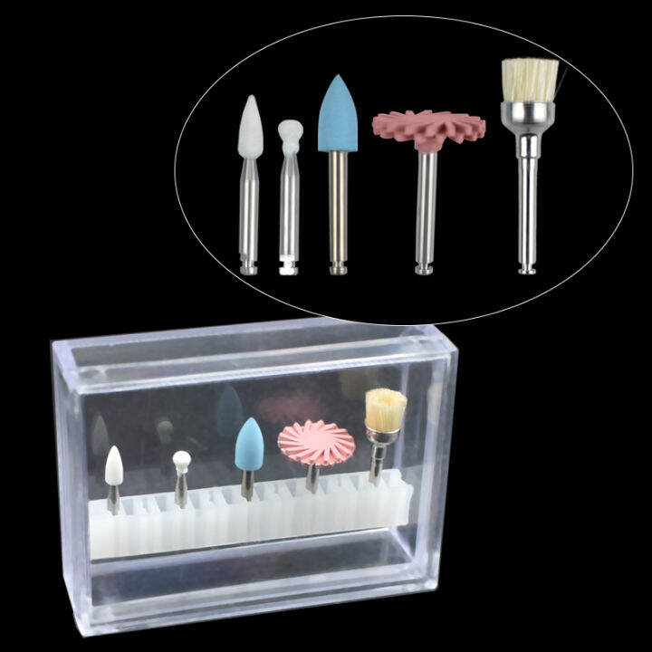 Dental Silicone Grinding Heads Composite Polishing For LowSpeed Contra