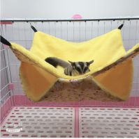 Pet Double-layer Plush  Hammock Warm Hamster  Hanging Bed  Ferret  Hanging Bed for Cat Rodents Hammock for Hamster Pets Supplies Beds