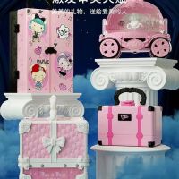 【Ready】? Children 5 cosme sets safe prcess lipsk colour makeup ge ft b of the little rl toys to play 3-6