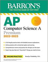 (C221) 9781506264158 AP COMPUTER SCIENCE A PREMIUM, 2022-2023: 6 PRACTICE TESTS + COMPREHENSIVE REVIEW + ONLINE PRACTICE ผู้แต่ง : ROSELYN TEUKOLSKY