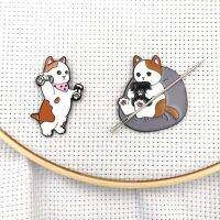 Needle Magnet Pin Holder Needle Minders Magnetic for Cross Stitch Cute Cat on Sofa Sewing Keeper Finder Embroidery Needle Nanny Needlework