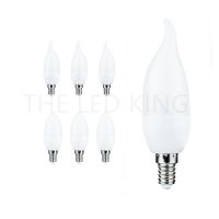 [HOT QQZIWWUJJWG 104] 6Pcs 7W E14 C35 Led 2สีหลอดไฟ AC 220V SMD2835ประหยัดพลังงานไม่สามารถหรี่แสงได้ PC โคมไฟ LED โคมไฟ