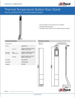 DAHUA Thermal Temperature Staton Floor Stand รุ่น ASF172X-T1