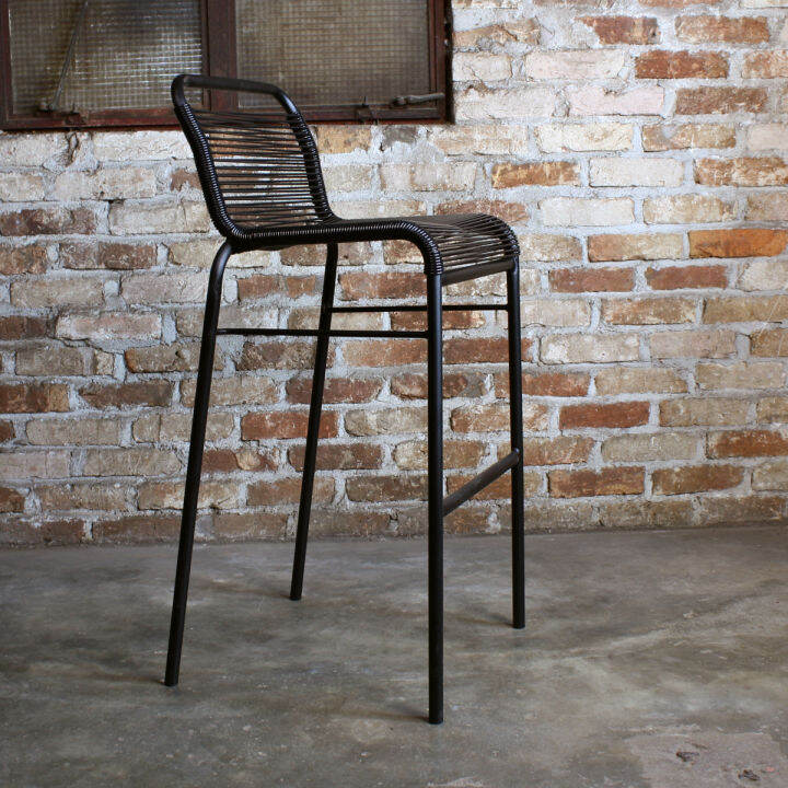 Bar Chair with Back Rest / Designer Bar Chair / String Chair | Lazada