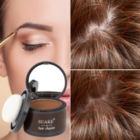 SUAKE Hair Line Shadow Powder ที่ปิดเหม่งสำหรับคนผมบางหัวเถิกหัวล้านหัวเหม่งผมน้อยเป็นหย่อม ใช้ง่ายแค่ทาบริเวณที่ต้องการมีสีเดียว 04 ดำเทา