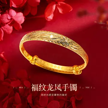 Buy Hammered Gold Bangle Thick Gold Bangle Elegant Bracelet Online in India  - Etsy