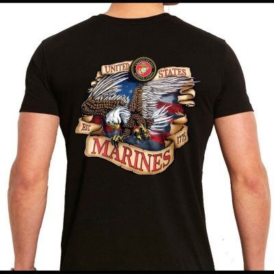 Us Marine Corps Marines Attacking Eagle Tshirt Cotton Mens T New S3Xl