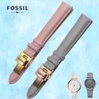 Fossil Womens Leather Watch with Butterfly Buckle ES3793 4202 3894 Pink Grey 14 16mm