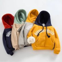 ⊕✔ Children 39;s Thick Hooded Sweatshirt Sweatshirt Girl Children 39;s Winter - Winter Thick - Aliexpress