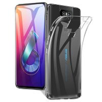 （A Boutique）กรณีโทรศัพท์ซิลิโคนใสปกหลังสำหรับ ASUS ZenFone 6 ZS630KL เกราะ TPU นุ่ม360ป้องกัน Zenfone6 Zenfone6Z 6Z 2019