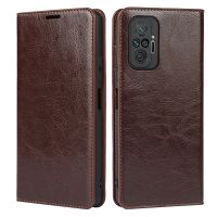 ◈ Natural Genuine Leather Skin Flip Wallet Book Phone Case Cover On For Xiaomi Redmi Note 10s 10 Pro Max 2021 Note10 Note10s 10Pro