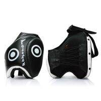 เป้าเตะ สี ดำ คู่ Fairtex Thigh Pads "TP3" Black Color (Syntek Leather) (Pair) หนังเทียม