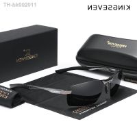 ☼ KINGSEVEN 2023 New Mens Polarized Sunglasses Aluminum Frame UV400 Sun Glasses Male Eyewear Driving Glasses