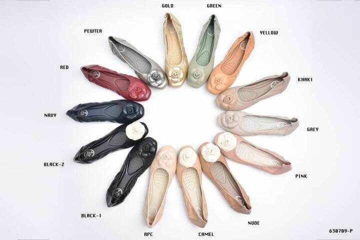 size-36-42-flat-flower-รองเท้าส้นแบน-หุ้มส้น-ทรงบัลเล่ต์-แต่งดอกไม้ด้านหน้า-คุณภาพดี-หนังนุ่มมาก-ใส่ทำงานได้