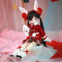 【YF】 DBS 1/4 BJD Dream Fairy Rabbit suit skirt ANIME TOY Figure Carton Mechanical Joint Body Collection Including Clothes Shoes 40cm