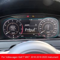 หน้าจอ LCD กระจกเทมเปอร์ฟิล์มป้องกันสำหรับ Volkswagen Golf 7 MK7 2018 2019 2020แผงอุปกรณ์ตกแต่งภายในรถยนต์