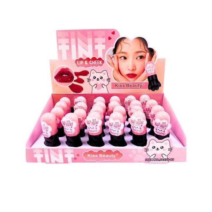 kiss-beauty-lip-amp-cheek-ลิปทิน-ที่มีถึง-6เชทสี-6สไตล์-ทาลิมฝีปาก-เพิ่มความสวย-เพิ่มความแซ่บ-ให้ปากดูสวย-เงางาม-มันวาว