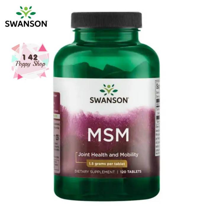 บำรุงข้อต่อกระดูก-swanson-ultra-msm-methylsulfonylmethane-1-500-mg-120-tabs
