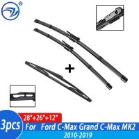 Wiper Front &amp; Rear Wiper Blades Set For Ford C-Max Grand C-Max MK2 2010 11 12 13 14-2019 Windscreen Windshield Window 28"26"12"