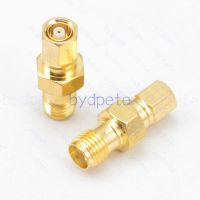 SMC Male to SMA Female Jack Straight RF Connector Adapter 50ohm bydpete plug Tanger Electrical Connectors