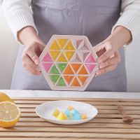 【cw】 Hexagon Mould Tray Fruit Block Mold Frozen Bar Tools Gadgets Accessories