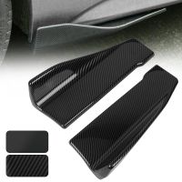 【hot】♧♚  Carbon Side Skirt Extension 2Pcs Car Rear Strip Spoiler Diffuser Anti Scratch Protector