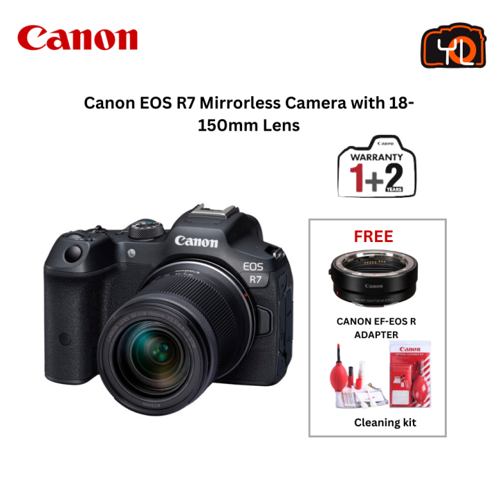 Canon EOS R7 Mirrorless Camera with 18150mm Lens Lazada