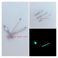 Silver Watch Hands Green Luminous Hands Fit Miyota 8215 821A 8205 Mingzhu DG 2813 3804 Seagull 1612 Movement