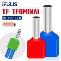 TE0508 TE1508 TE2508 TUBULAR CRIMP TERMINAL สายไฟฉนวน Terminator BLOCK ขั้วต่อสายไฟ CRIMPING เทอร์มินัล-Ciuero